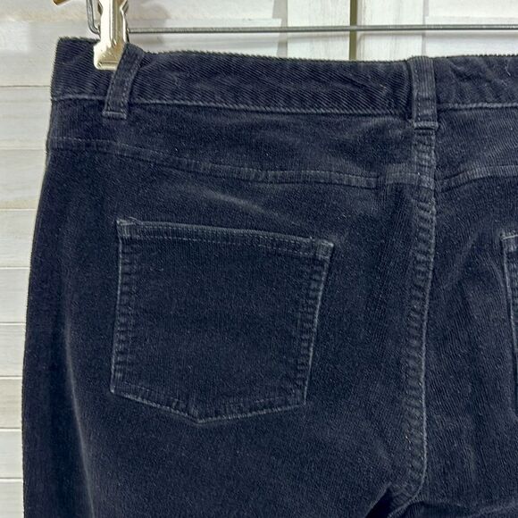Woolrich Corduroy Pants Size 8 Black Stretch Straight Leg - Picture 7 of 11